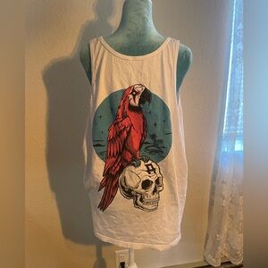 Avatar: parrot and skull tank